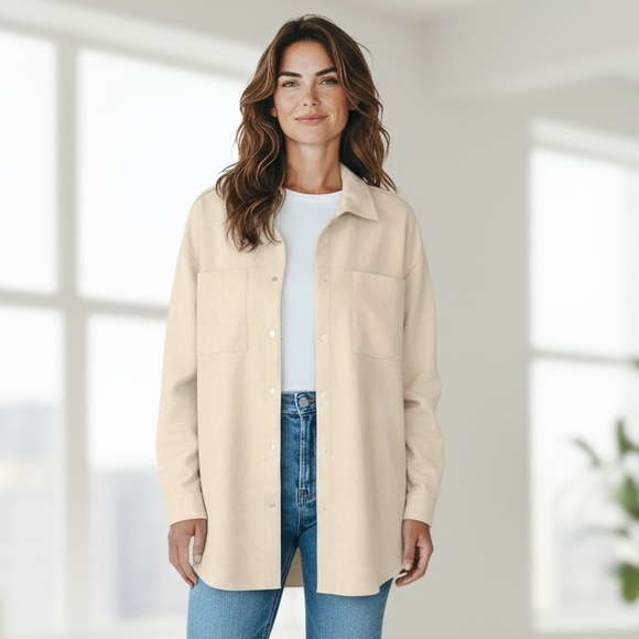 Women's Cream Jacket - Picture 1 of 4